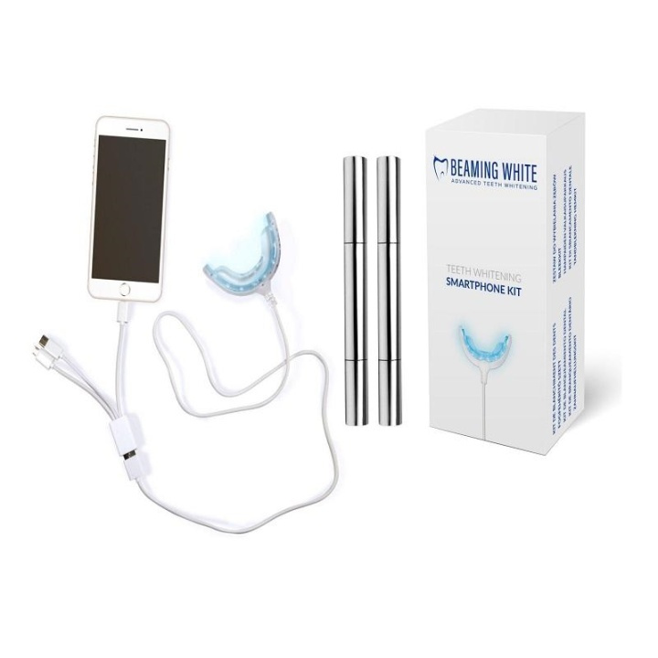 Beaming White tannblekingssett for smarttelefon i gruppen HELSE OG SKJØNNHET / Munnpleie / Whiteningprodukter hos TP E-commerce Nordic AB (A10391)