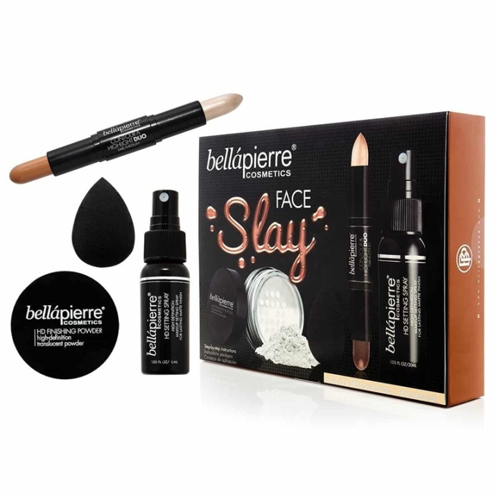 Bellapierre Gavesett Face Slay - Fair/Medium i gruppen HELSE OG SKJØNNHET / Gavesett / Gavesett for henne hos TP E-commerce Nordic AB (A10460)