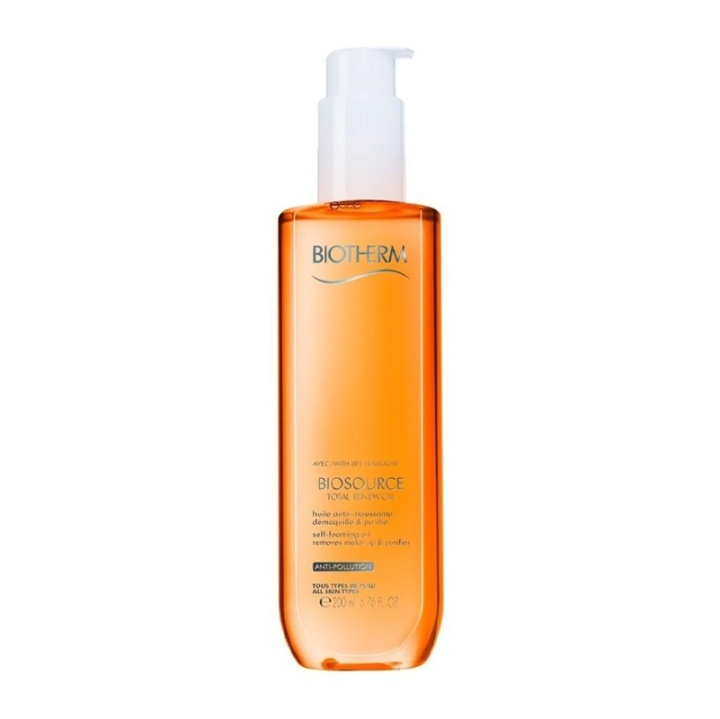 Biotherm Total Renew Oil Biosource Self-foaming Oil 200 ml i gruppen HELSE OG SKJØNNHET / Hudpleie / Ansikt / Rengjøring hos TP E-commerce Nordic AB (A10505)