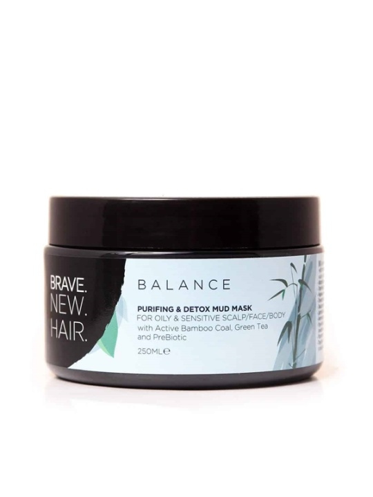 Brave. New. Hair. Balance Purifying & Detox Mud Mask 250ml i gruppen HELSE OG SKJØNNHET / Hår & styling / Hårpleie / Hårmaske hos TP E-commerce Nordic AB (A10517)