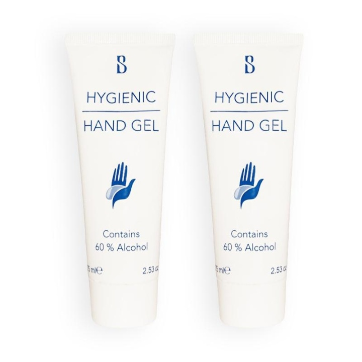 2-pakning Brilliant Smile Hygienic Hand Gel med alkohol 75 ml i gruppen HELSE OG SKJØNNHET / Helsepleie / Hånddesinfeksjon hos TP E-commerce Nordic AB (A10671)
