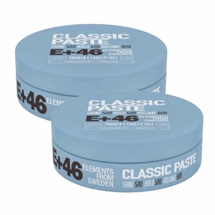 2-pack E+46 Classic Paste 100ml i gruppen HELSE OG SKJØNNHET / Hår & styling / Hårstyling / Hårvoks hos TP E-commerce Nordic AB (A10798)