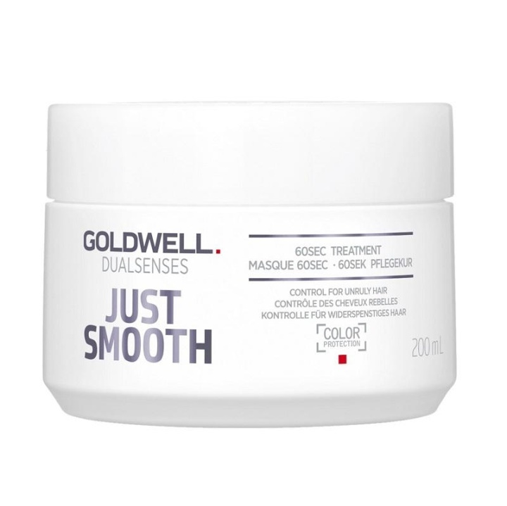 Goldwell Dualsenses Just Smooth 60 sec Treatment Mask 200ml i gruppen HELSE OG SKJØNNHET / Hår & styling / Hårpleie / Hårmaske hos TP E-commerce Nordic AB (A10941)