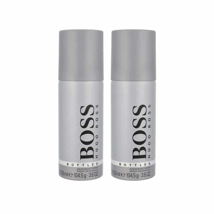 2-pack Hugo Boss Bottled Deo Spray 150ml i gruppen HELSE OG SKJØNNHET / Duft og parfyme / Deodorant / Deo for han hos TP E-commerce Nordic AB (A10984)