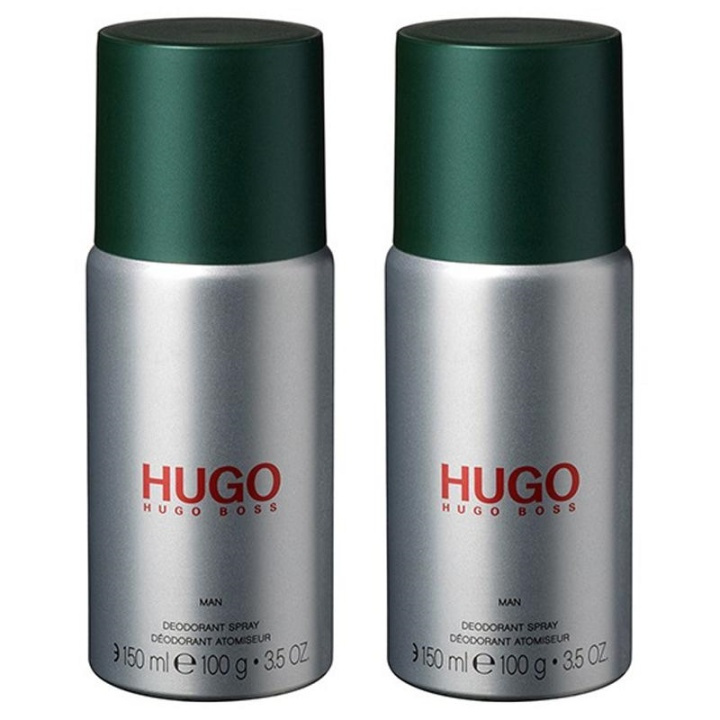 2-pack Hugo Boss Hugo Man Deo Spray 150ml i gruppen HELSE OG SKJØNNHET / Duft og parfyme / Deodorant / Deo for han hos TP E-commerce Nordic AB (A10985)