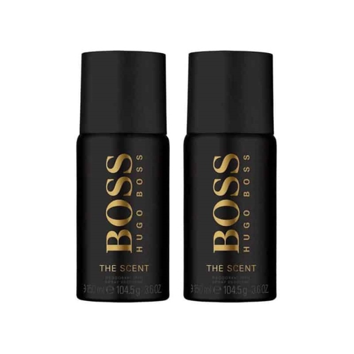 2-pack Hugo Boss The Scent Deo Spray 150ml i gruppen HELSE OG SKJØNNHET / Duft og parfyme / Deodorant / Deo for han hos TP E-commerce Nordic AB (A10986)