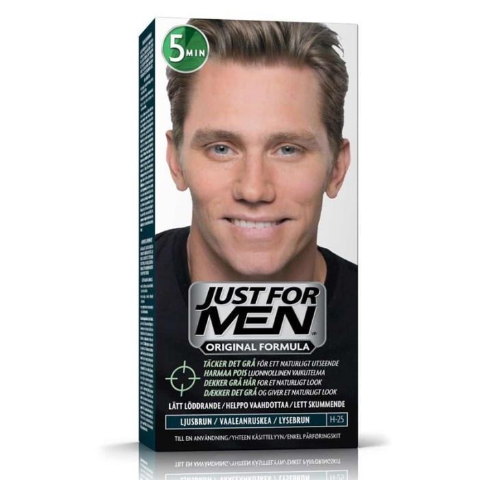 Just for men Original Formula - Lysebrun H25 i gruppen HELSE OG SKJØNNHET / Hår & styling / Skjeggpleie / Skjeggfarge hos TP E-commerce Nordic AB (A11119)