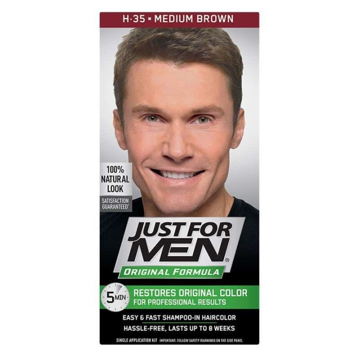 Just for men Original Formula - Medium Brown H35 i gruppen HELSE OG SKJØNNHET / Hår & styling / Skjeggpleie / Skjeggfarge hos TP E-commerce Nordic AB (A11120)
