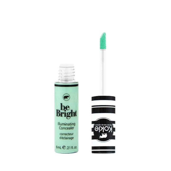 Kokie Be Bright Illuminating Concealer Color Correct - Green i gruppen HELSE OG SKJØNNHET / Makeup / Makeup ansikt / Concealer hos TP E-commerce Nordic AB (A11166)