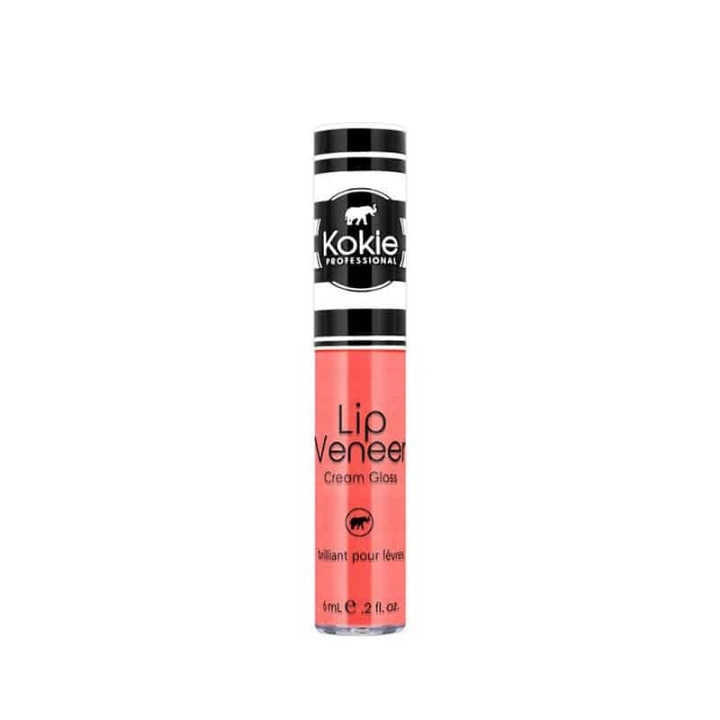 Kokie Cosmetics Kokie Lip Veneer Cream Lip Gloss - Just Peachy i gruppen HELSE OG SKJØNNHET / Makeup / Lepper / Lipgloss / Plumper hos TP E-commerce Nordic AB (A11395)