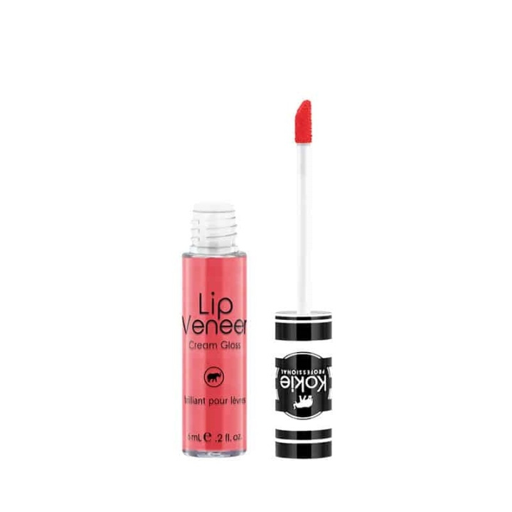 Kokie Lip Veneer Cream Lip Gloss - Tickled Pink i gruppen HELSE OG SKJØNNHET / Makeup / Lepper / Lipgloss / Plumper hos TP E-commerce Nordic AB (A11404)