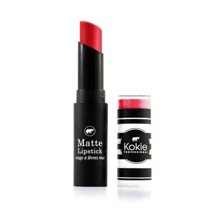 Kokie Matte Lipstick - Burn Baby Burn i gruppen HELSE OG SKJØNNHET / Makeup / Lepper / Leppestift hos TP E-commerce Nordic AB (A11414)