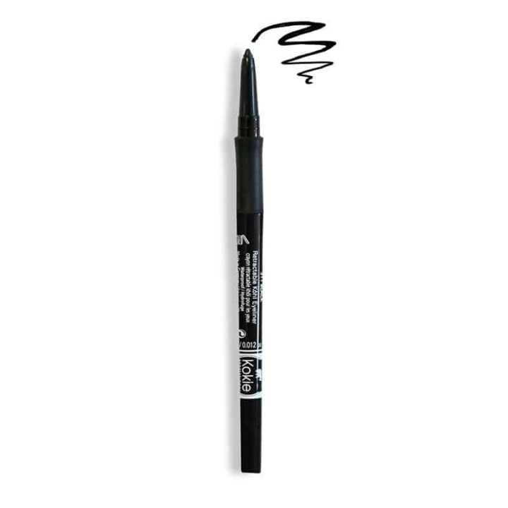 Kokie Retractable Kohl Eyeliner - Black i gruppen HELSE OG SKJØNNHET / Makeup / Øyne og øyebryn / Eyeliner/Kajal hos TP E-commerce Nordic AB (A11459)