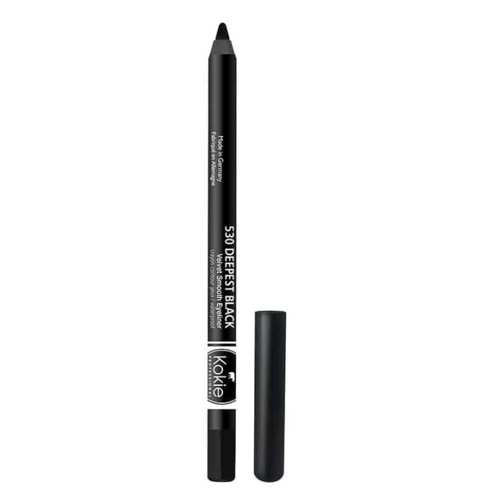 Kokie Velvet Smooth Eyeliner - Deepest Black i gruppen HELSE OG SKJØNNHET / Makeup / Øyne og øyebryn / Eyeliner/Kajal hos TP E-commerce Nordic AB (A11555)