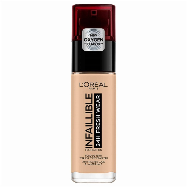 L\'Oreal LOréal Paris Infallible 32H Fresh Wear 125 Natural Beige 30 ml i gruppen HELSE OG SKJØNNHET / Makeup / Makeup ansikt / Foundation hos TP E-commerce Nordic AB (A11663)