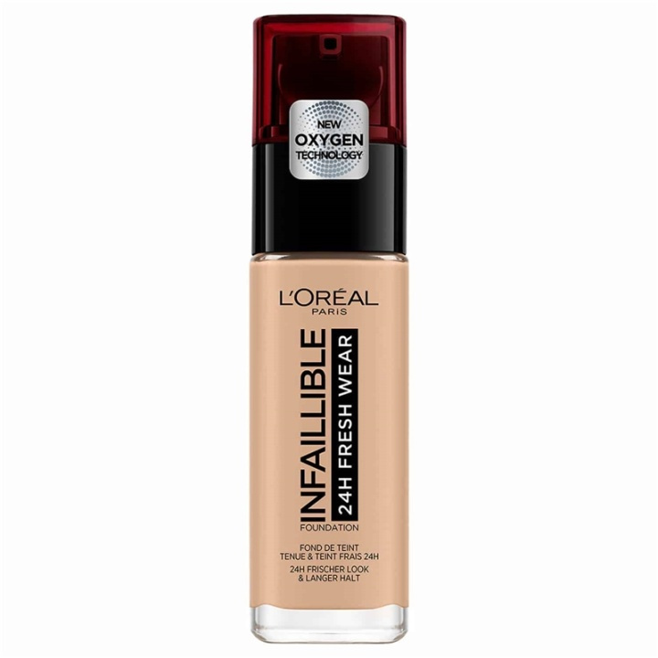 LOreal Paris Infallible 24H Fresh Wear 145 Rose Beige 30ml i gruppen HELSE OG SKJØNNHET / Makeup / Makeup ansikt / Foundation hos TP E-commerce Nordic AB (A11664)