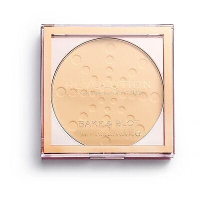 Makeup Revolution Bake & Blot Powder - Banana i gruppen HELSE OG SKJØNNHET / Makeup / Makeup ansikt / Pudder hos TP E-commerce Nordic AB (A11735)