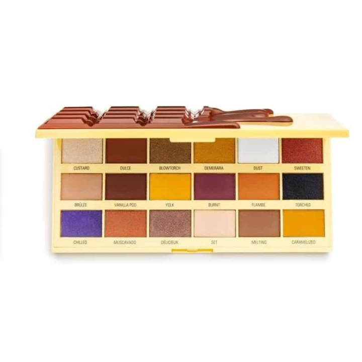 Makeup Revolution Chocolate Palette - Creme Brulee i gruppen HELSE OG SKJØNNHET / Makeup / Øyne og øyebryn / Øyeskygger hos TP E-commerce Nordic AB (A11758)