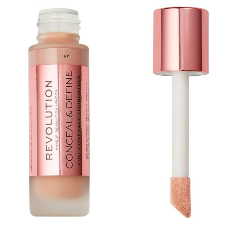 Makeup Revolution Conceal & Define Foundation F7 i gruppen HELSE OG SKJØNNHET / Makeup / Makeup ansikt / Foundation hos TP E-commerce Nordic AB (A11779)