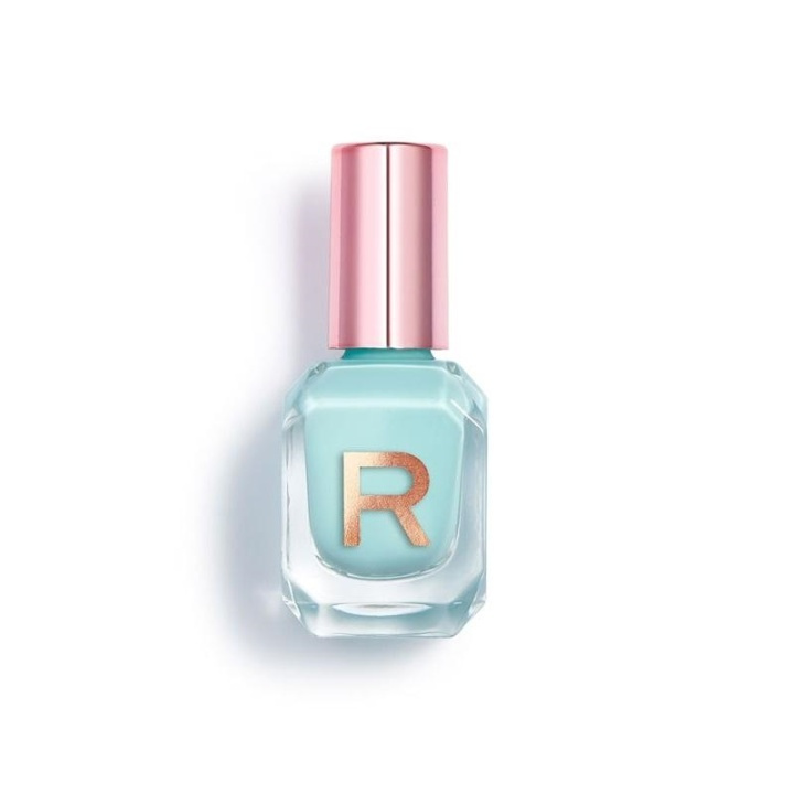 Makeup Revolution High Gloss Nail Polish 10ml - Aqua i gruppen HELSE OG SKJØNNHET / Manikyr/pedikyr / Neglelakk hos TP E-commerce Nordic AB (A11871)