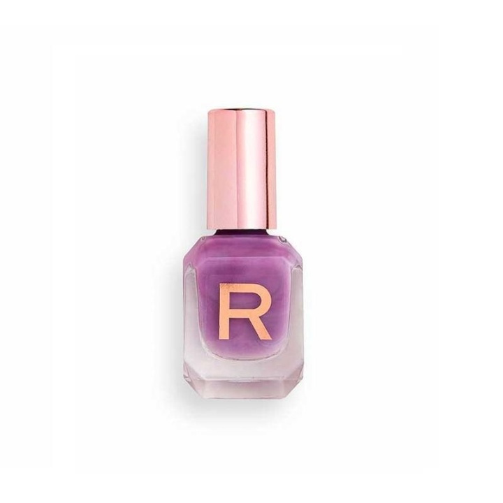 Makeup Revolution High Gloss Nail Polish 10ml - Grape i gruppen HELSE OG SKJØNNHET / Manikyr/pedikyr / Neglelakk hos TP E-commerce Nordic AB (A11878)