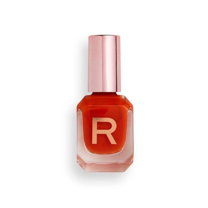 Makeup Revolution High Gloss Nail Polish 10ml - Mango i gruppen HELSE OG SKJØNNHET / Manikyr/pedikyr / Neglelakk hos TP E-commerce Nordic AB (A11882)