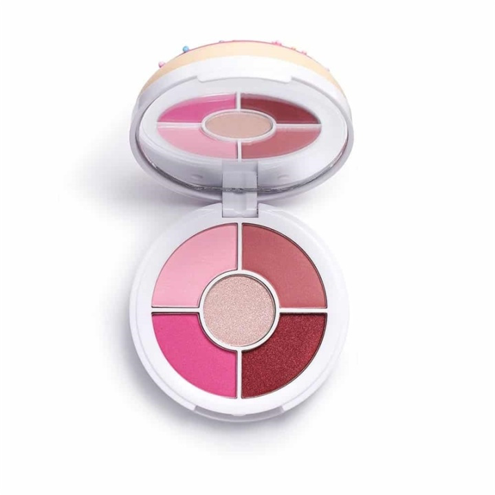 Makeup Revolution I Heart Revolution Donuts Raspberry Icing i gruppen HELSE OG SKJØNNHET / Makeup / Øyne og øyebryn / Øyeskygger hos TP E-commerce Nordic AB (A11914)