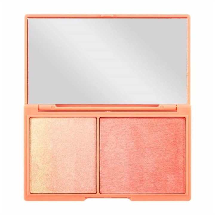 Makeup Revolution I Heart Revolution Peach and Glow Mini Chocolate Duo i gruppen HELSE OG SKJØNNHET / Makeup / Makeup ansikt / Contour/Highlight hos TP E-commerce Nordic AB (A11947)