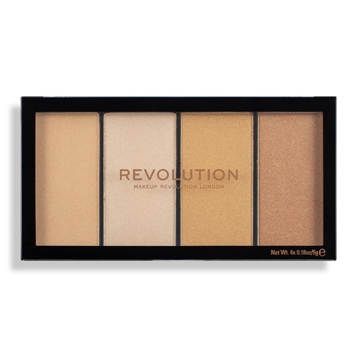 Makeup Revolution Re-Loaded Lustre Lights Warm i gruppen HELSE OG SKJØNNHET / Makeup / Makeup ansikt / Contour/Highlight hos TP E-commerce Nordic AB (A11995)