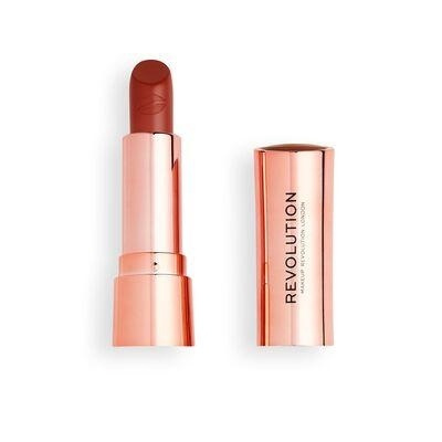 Makeup Revolution Satin Kiss Lipstick - Chauffeur i gruppen HELSE OG SKJØNNHET / Makeup / Lepper / Leppestift hos TP E-commerce Nordic AB (A12012)