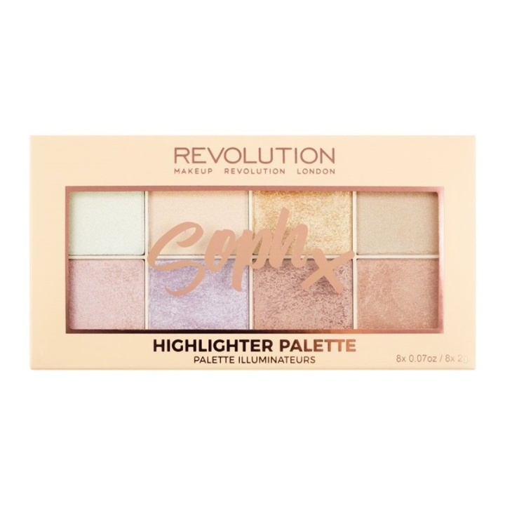 Makeup Revolution Soph X Highlighter Palette i gruppen HELSE OG SKJØNNHET / Makeup / Makeup ansikt / Contour/Highlight hos TP E-commerce Nordic AB (A12030)