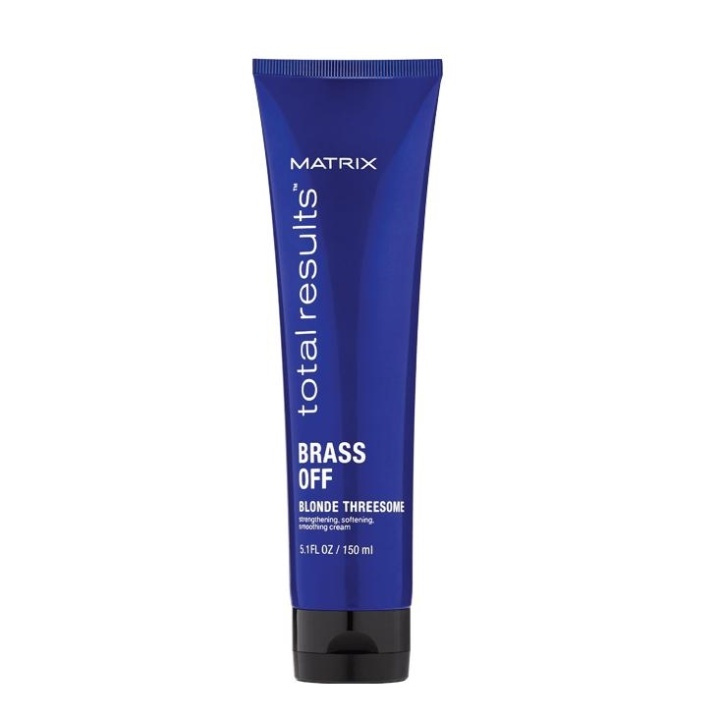 Matrix Total Results Brass Off Blonde Threesome Cream 150 ml i gruppen HELSE OG SKJØNNHET / Hår & styling / Hårpleie / Balsam hos TP E-commerce Nordic AB (A12058)