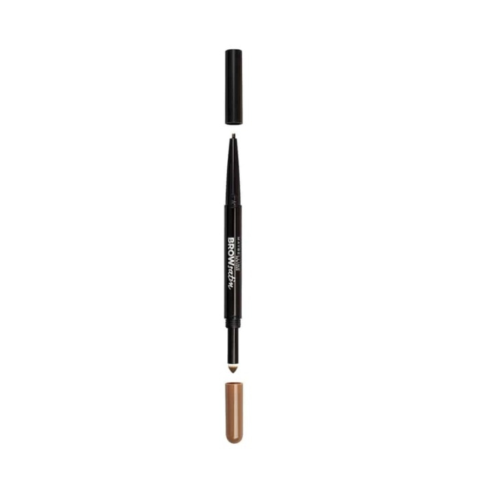 Maybelline Brow Satin Duo Pencil Dark Blond i gruppen HELSE OG SKJØNNHET / Makeup / Øyne og øyebryn / Øyenbrynspenn hos TP E-commerce Nordic AB (A12121)