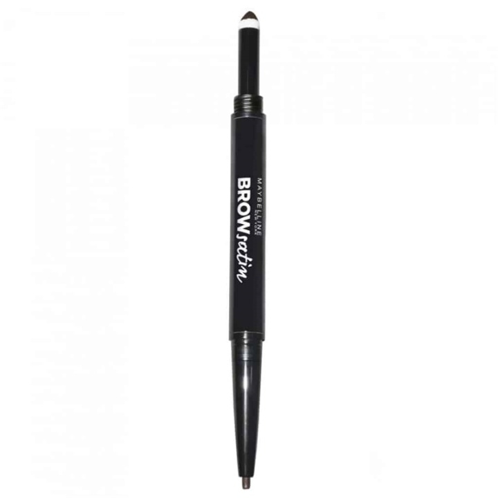 Maybelline Brow Satin Duo Pencil Mørk Brun i gruppen HELSE OG SKJØNNHET / Makeup / Øyne og øyebryn / Øyenbrynspenn hos TP E-commerce Nordic AB (A12122)