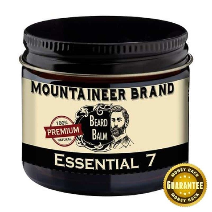Mountaineer Brand Premium Essential 7 Beard Balm 60 ml i gruppen HELSE OG SKJØNNHET / Hår & styling / Skjeggpleie / Skjeggolje hos TP E-commerce Nordic AB (A12301)