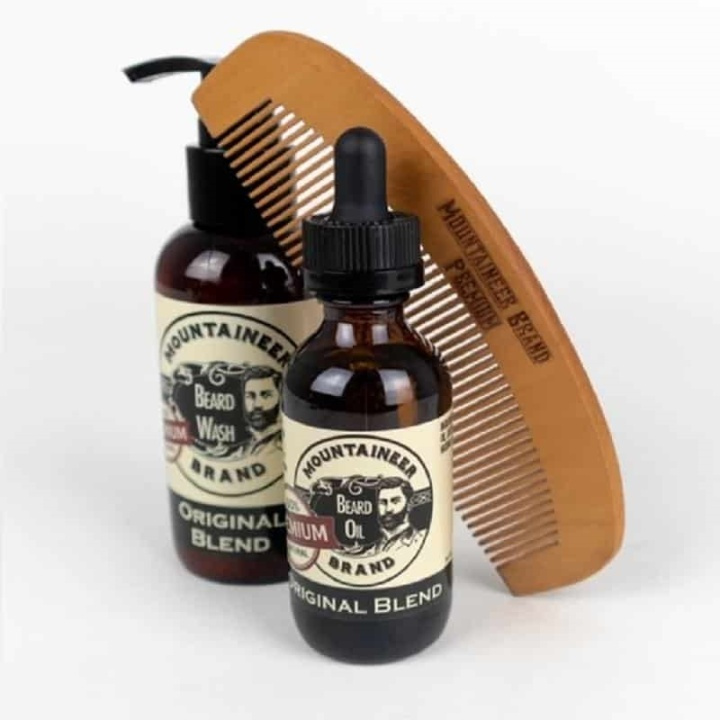 Original Blend Beard Oil & Beard Wash Duo med kam i gruppen HELSE OG SKJØNNHET / Hår & styling / Skjeggpleie / Skjeggolje hos TP E-commerce Nordic AB (A12309)
