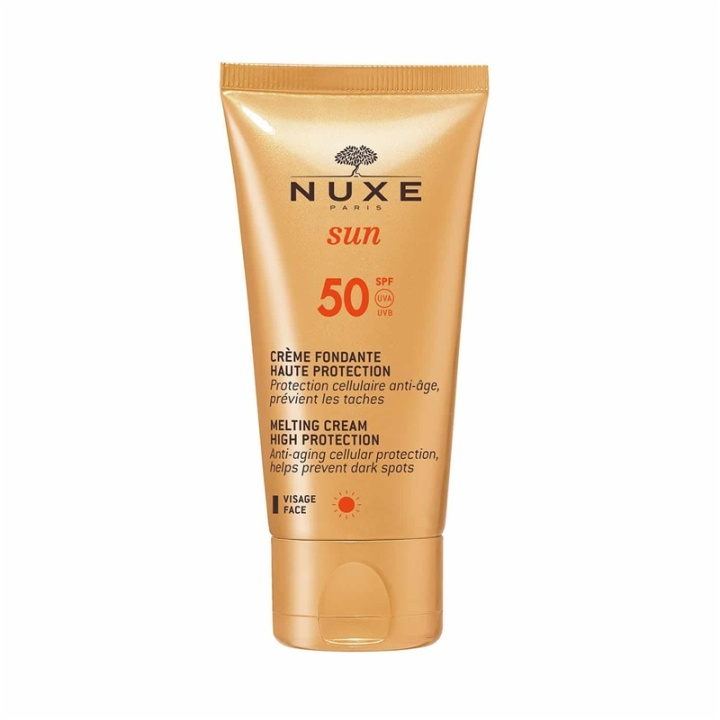 Nuxe Sun Melting Cream High Protection SPF50 50ml i gruppen HELSE OG SKJØNNHET / Hudpleie / Soling / Solkrem hos TP E-commerce Nordic AB (A12339)