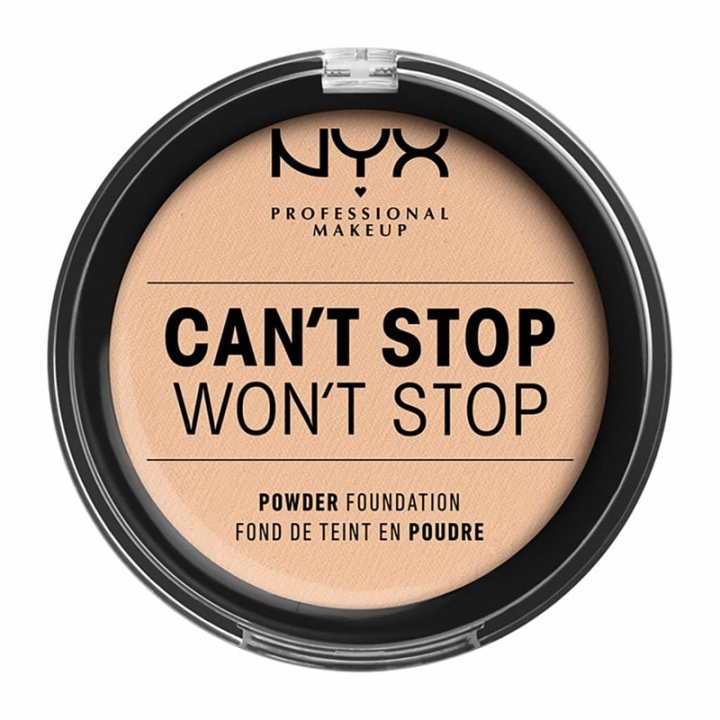 NYX PROFESSIONAL MAKEUP Cant Stop Wont Stop Powder Foundation - Vanilje i gruppen HELSE OG SKJØNNHET / Makeup / Makeup ansikt / Foundation hos TP E-commerce Nordic AB (A12360)