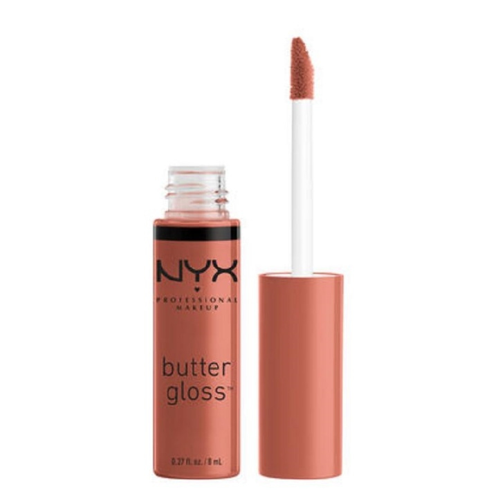 NYX PROF. MAKEUP Butter Lip Gloss - Bit of Honey i gruppen HELSE OG SKJØNNHET / Makeup / Lepper / Lipgloss / Plumper hos TP E-commerce Nordic AB (A12390)