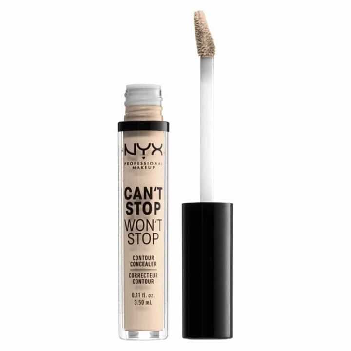 NYX PROF MAKEUP Can\'t Stop Won\'t Stop Concealer - Fair i gruppen HELSE OG SKJØNNHET / Makeup / Makeup ansikt / Concealer hos TP E-commerce Nordic AB (A12415)