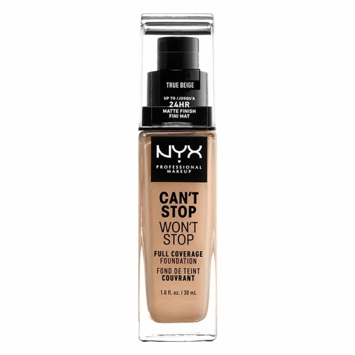 NYX PROF. MAKEUP Cant Stop Wont Stop Foundation - True beige i gruppen HELSE OG SKJØNNHET / Makeup / Makeup ansikt / Foundation hos TP E-commerce Nordic AB (A12427)