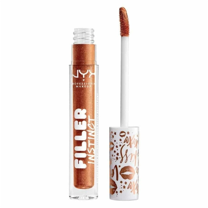 NYX PROF MAKEUP Filler Instinct Plumping Lip Polish - New Money i gruppen HELSE OG SKJØNNHET / Makeup / Lepper / Lipgloss / Plumper hos TP E-commerce Nordic AB (A12483)