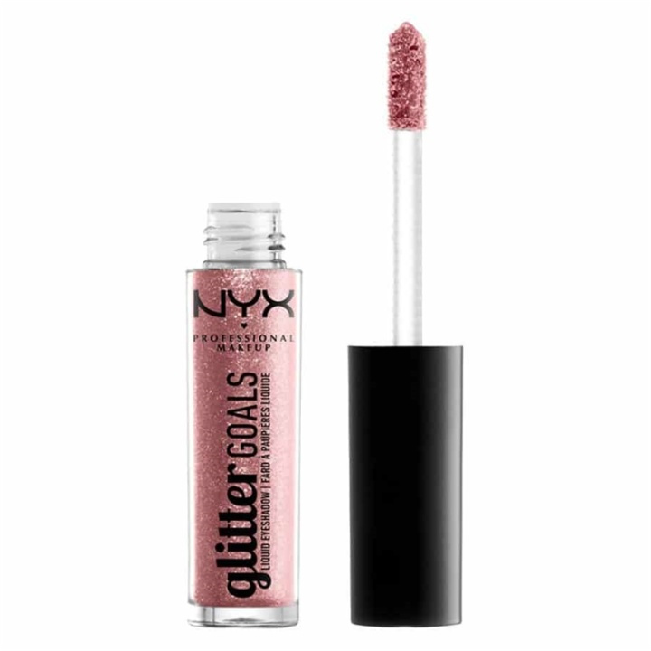 NYX PROF. MAKEUP Glitter Goals Liquid Eyeshadow - Metropical i gruppen HELSE OG SKJØNNHET / Makeup / Øyne og øyebryn / Øyeskygger hos TP E-commerce Nordic AB (A12492)