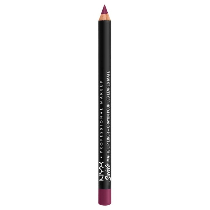 NYX PROF. MAKEUP Suede Matte Lipliner - Girl, Bye i gruppen HELSE OG SKJØNNHET / Makeup / Lepper / Leppepenn hos TP E-commerce Nordic AB (A12564)