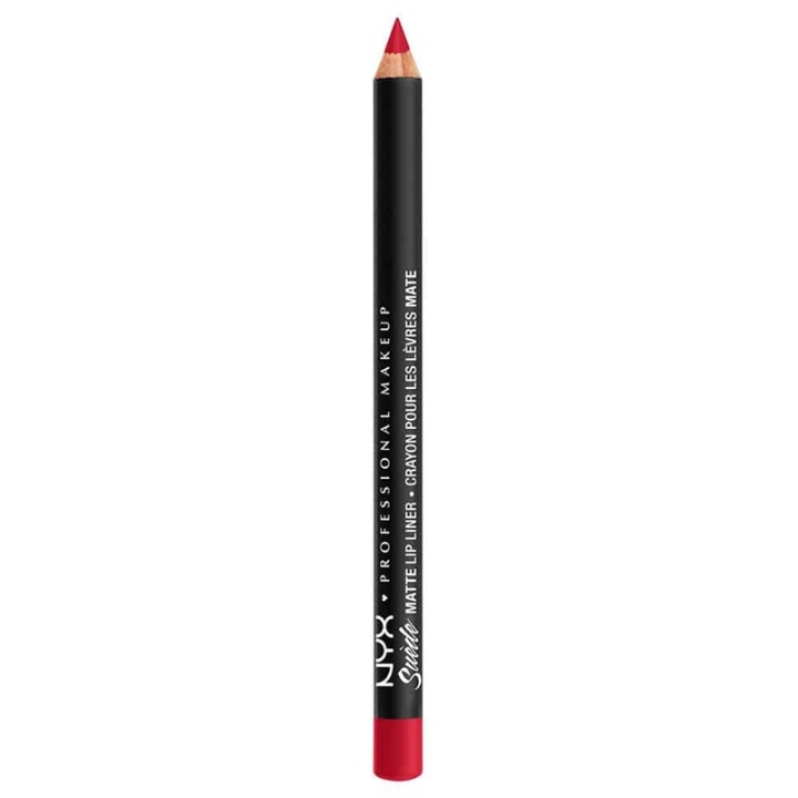 NYX PROF. MAKEUP Suede Matte Lipliner - Spicy i gruppen HELSE OG SKJØNNHET / Makeup / Lepper / Leppepenn hos TP E-commerce Nordic AB (A12566)