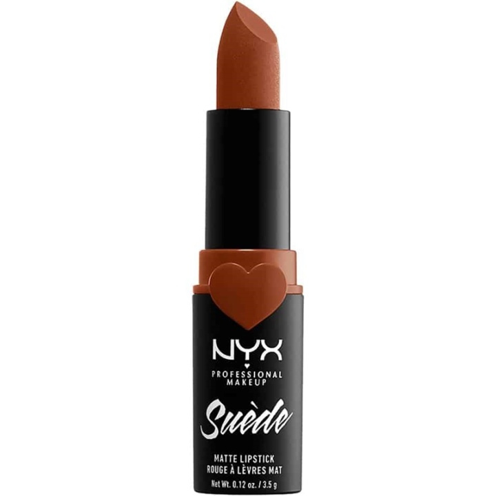  NYX PROF. MAKEUP Suede Matte Lipstick - Peach Dont Kill My Vibe i gruppen HELSE OG SKJØNNHET / Makeup / Lepper / Leppestift hos TP E-commerce Nordic AB (A12572)