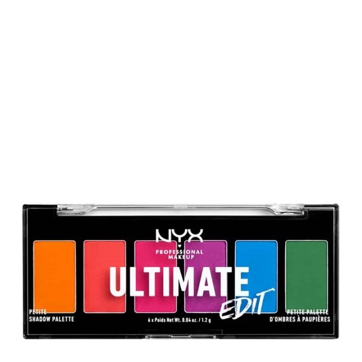 NYX PROF. MAKEUP Ultimate Shadow Palette Petit Edition - Brights i gruppen HELSE OG SKJØNNHET / Makeup / Øyne og øyebryn / Øyeskygger hos TP E-commerce Nordic AB (A12598)