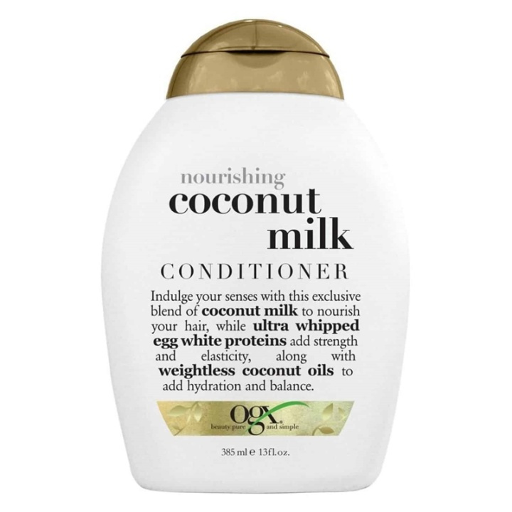 OGX Nærende balsam med kokosmelk 385 ml i gruppen HELSE OG SKJØNNHET / Hår & styling / Hårpleie / Balsam hos TP E-commerce Nordic AB (A12605)