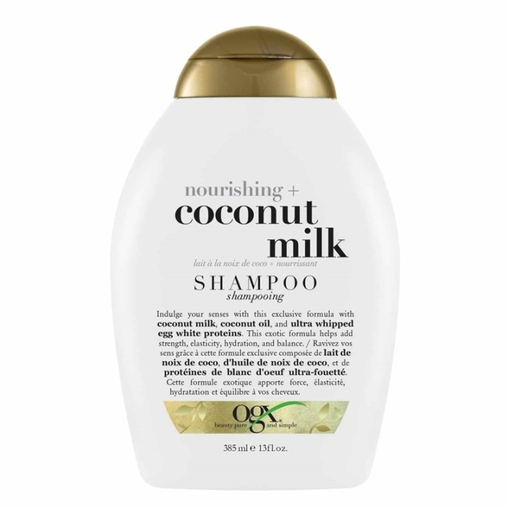 OGX Nærende sjampo med kokosmelk 385 ml i gruppen HELSE OG SKJØNNHET / Hår & styling / Hårpleie / Sjampo hos TP E-commerce Nordic AB (A12606)