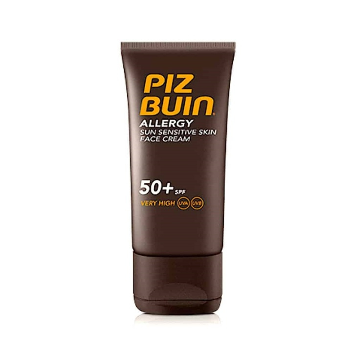 Piz Buin Allergy Sun Sensitive Skin Face Cream SPF50 50ml i gruppen HELSE OG SKJØNNHET / Hudpleie / Soling / Solkrem hos TP E-commerce Nordic AB (A12738)